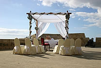 wedding at Gozo citadel